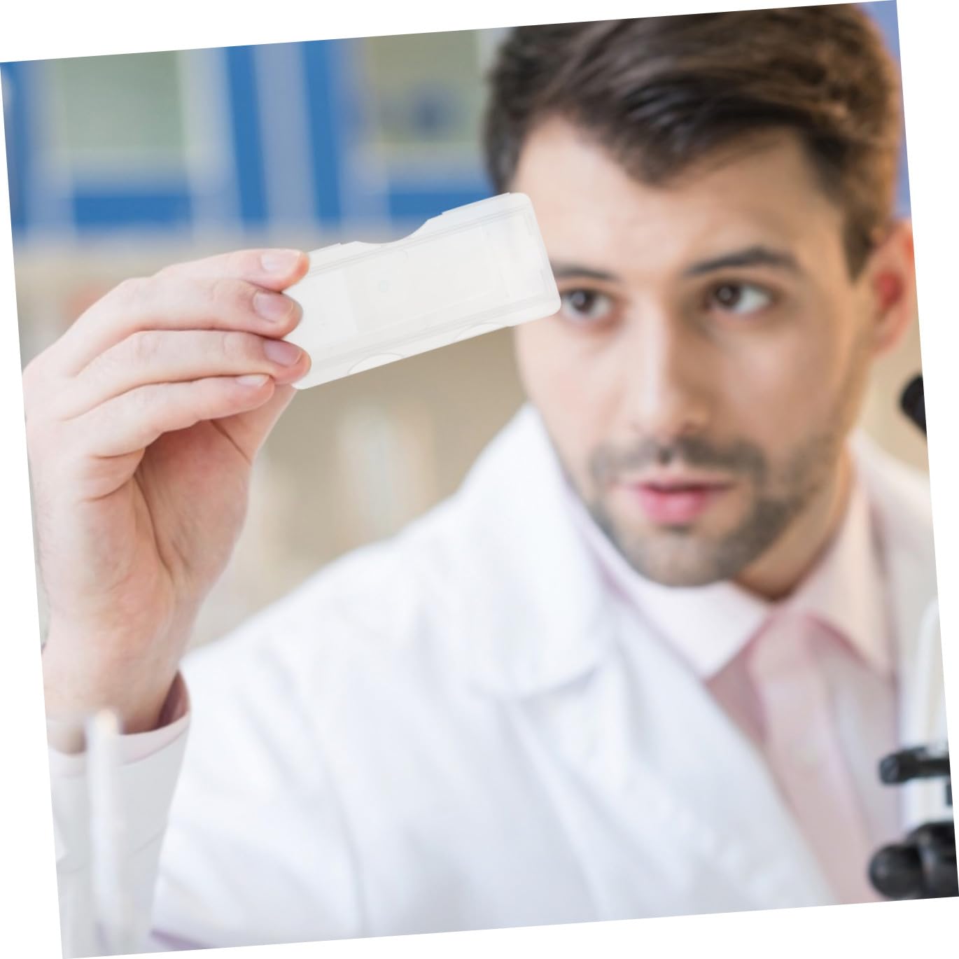 Scatola Portavetrini 100 Pezzi in Pp da Microscopio per Vetrini