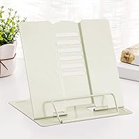 Vista 14 de MSDADA - Soporte para libros de escritorio, de metal, para lectura, soporte ajustable para libros de cocina, documentos, portátil, resistente