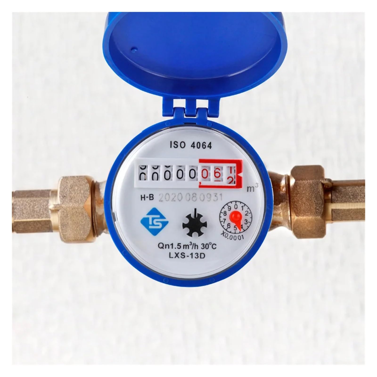 Ultrasonic Liquid Flow Meter Mechanical Rotary Wing E-Type Digital Display Pointer Counter Cold Water Meter
