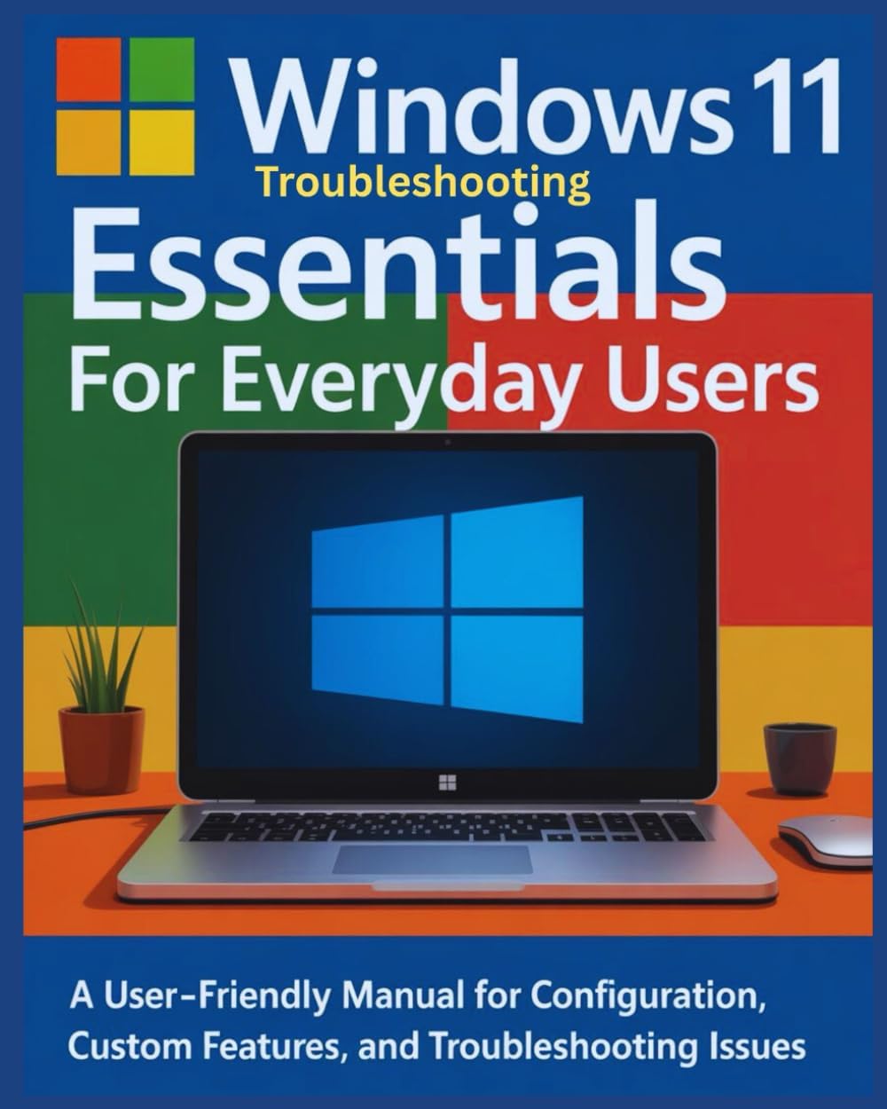 Windows 11 Troubleshooting Essentials for Everyday Users: A User-Friendly Manual for Configuration, Custom Features and Troubleshooting Issues