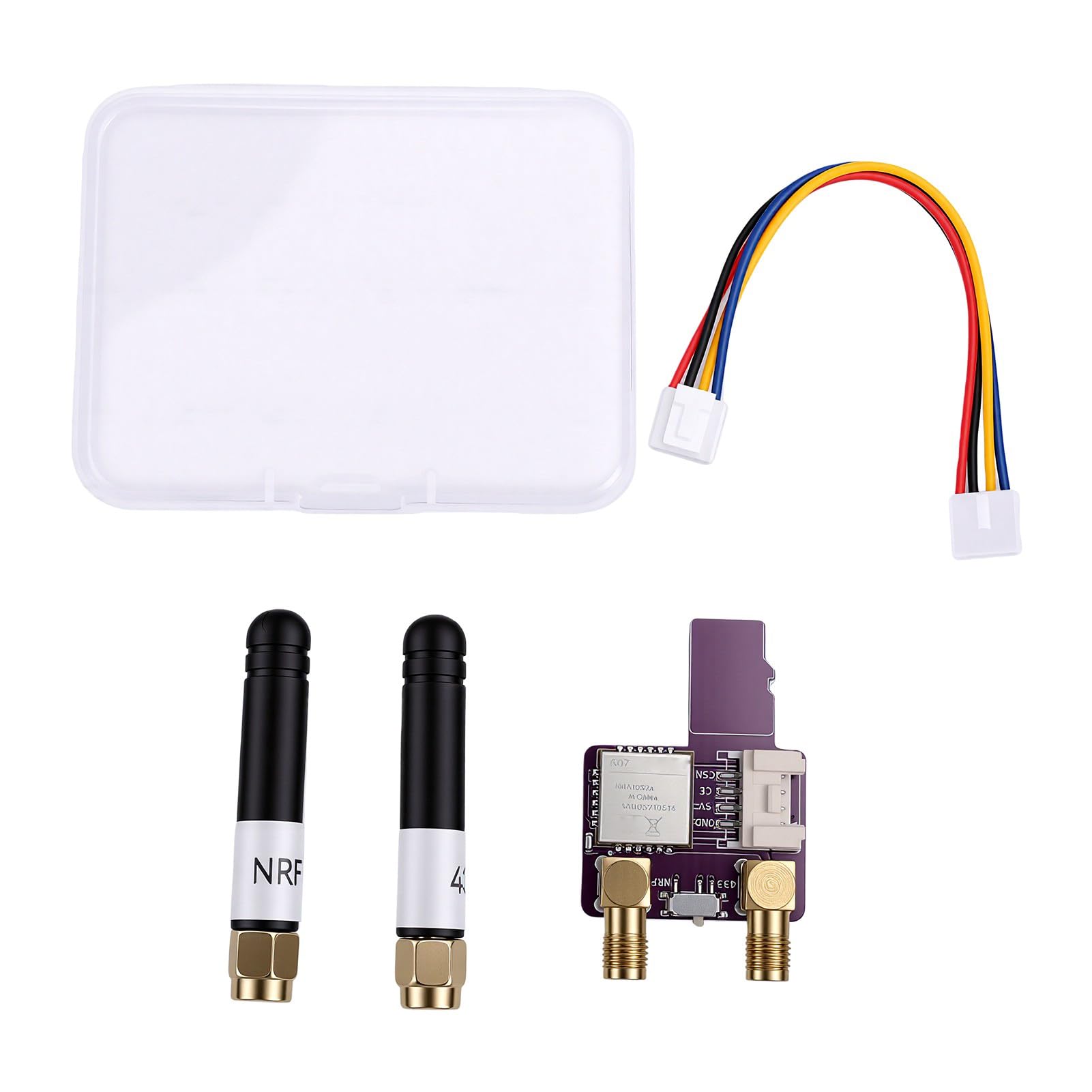 Modulo RF Dual Band, Scheda Wireless 2 in 1 con Interfaccia SPI | Design a doppio chip CC1101 e NRF24L01, interfaccia SPI standard, copertura a doppia banda, per spaziatura dei pin