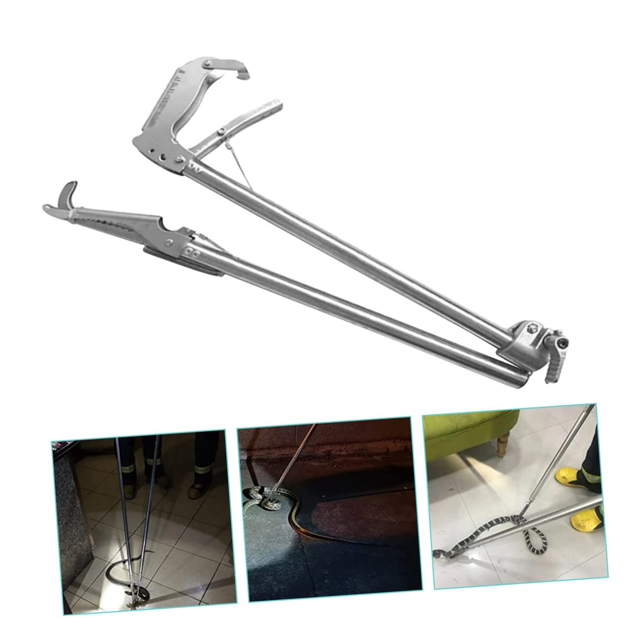 Toyvian Pinza in Acciaio Inossidabile Anti Granchi e Anguille Multiuso con Impugnatura Antiscivolo Strumento Robusto per Pesca e Cucina Seafood Clip Pratica per Raccolta e Pulizia