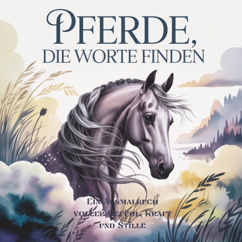 Pferde, die finden Worte: Ein Ausmalbuch voller Gefühl, Kraft und Stille („Die Welt der Sinne“)