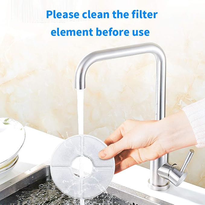 Filtros de repuesto para fuente de agua para mascotas 6 paquetes miniatura 3