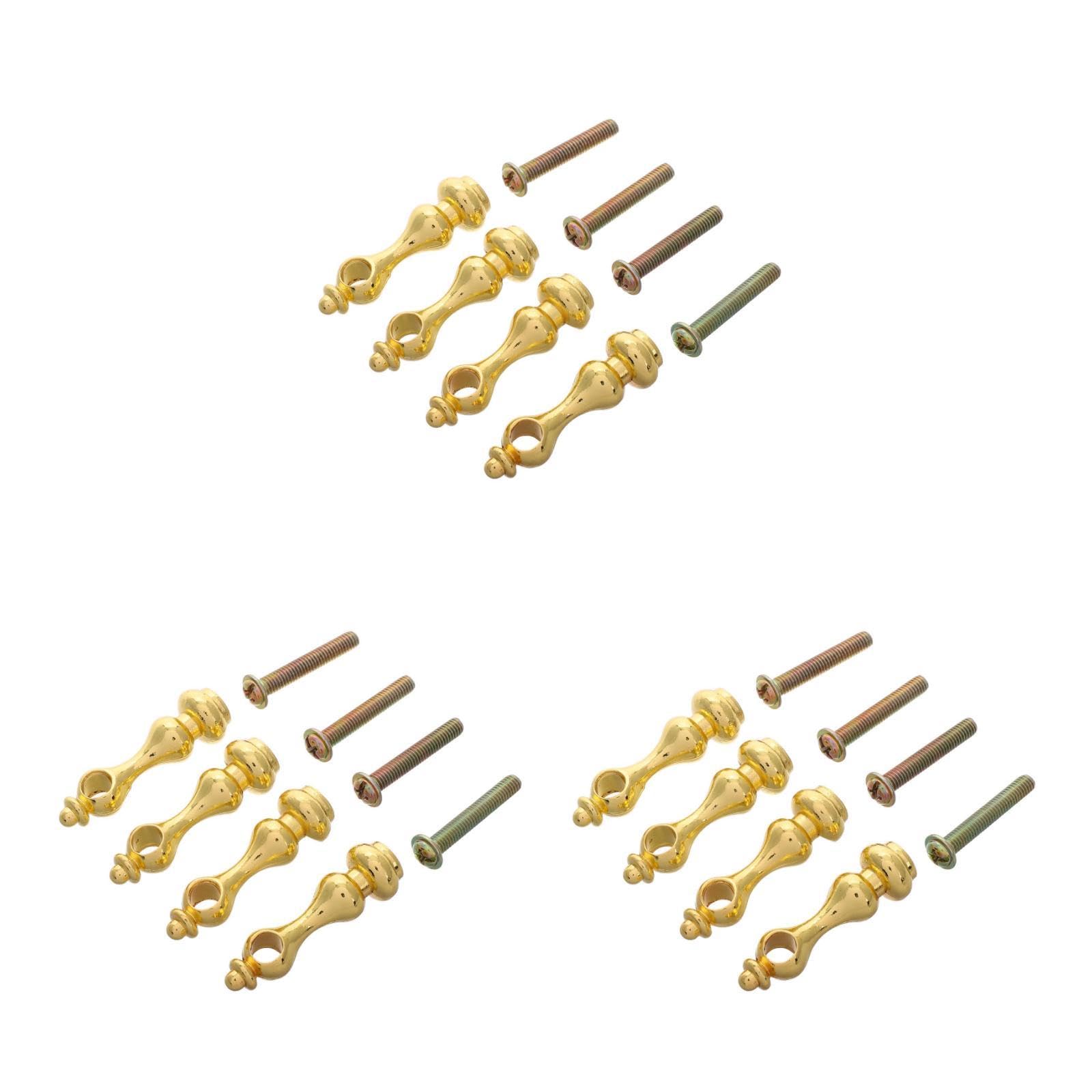 Broches de support de garde-corps pour armoires en verre de salon