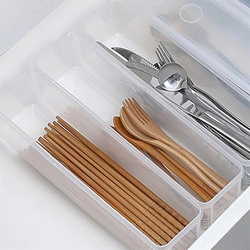Miniatura 7 de Caja de almacenamiento de fideos contenedor de almacenamiento de pasta de plástico caja de almacenamiento de alimentos con tapa organizador