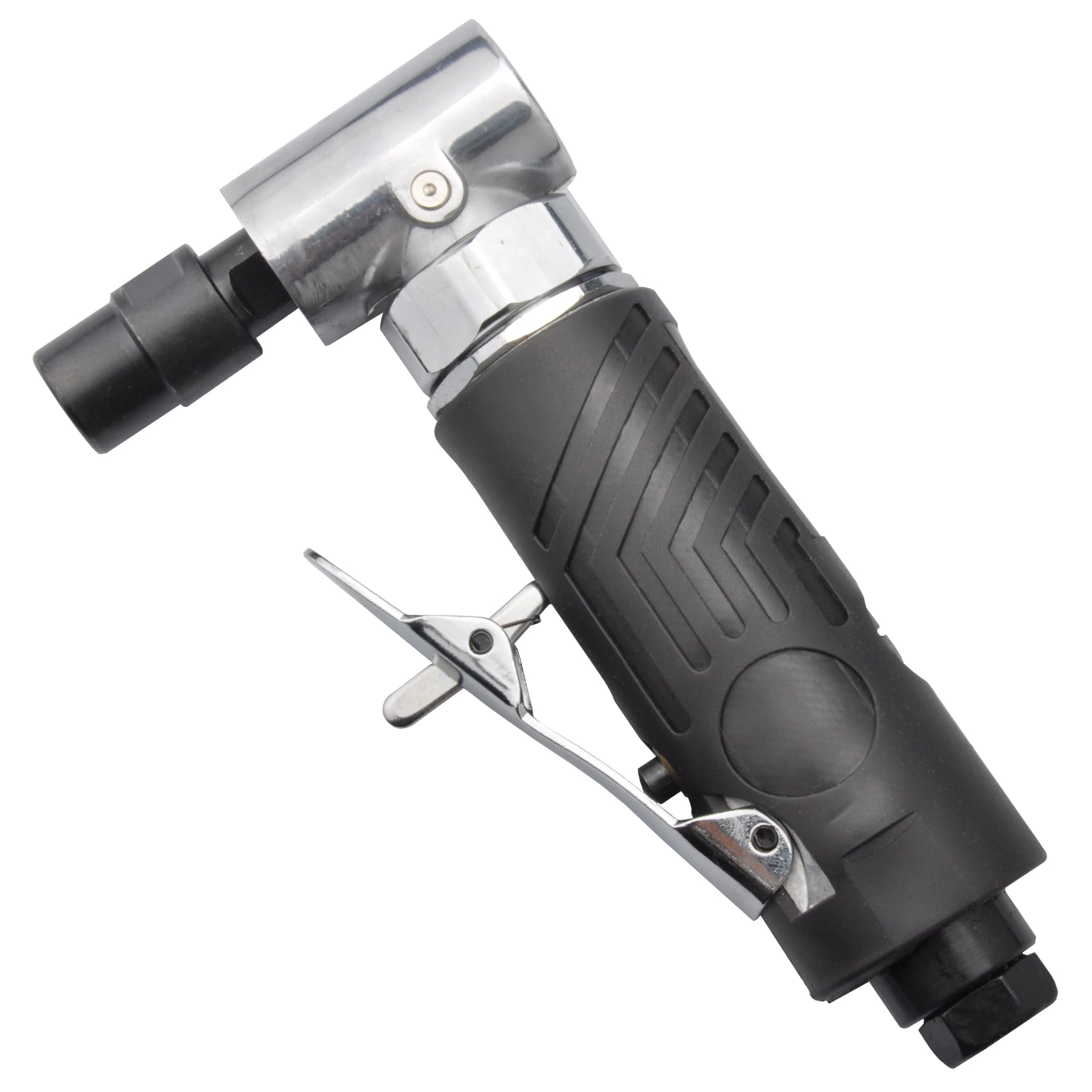 PROSHI 1/4-Inch Air Die Grinder With Rubber Sleeve - 90 Degree Angle Mini Pneumatic Edge Series