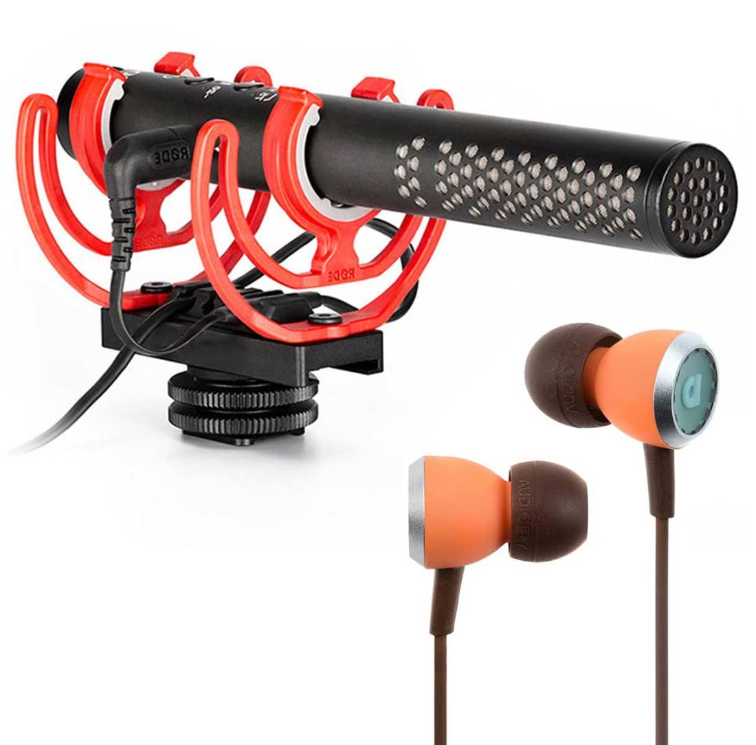 Rode Videomic NTG - Micrófono para cámara y vídeo (incluye auriculares)