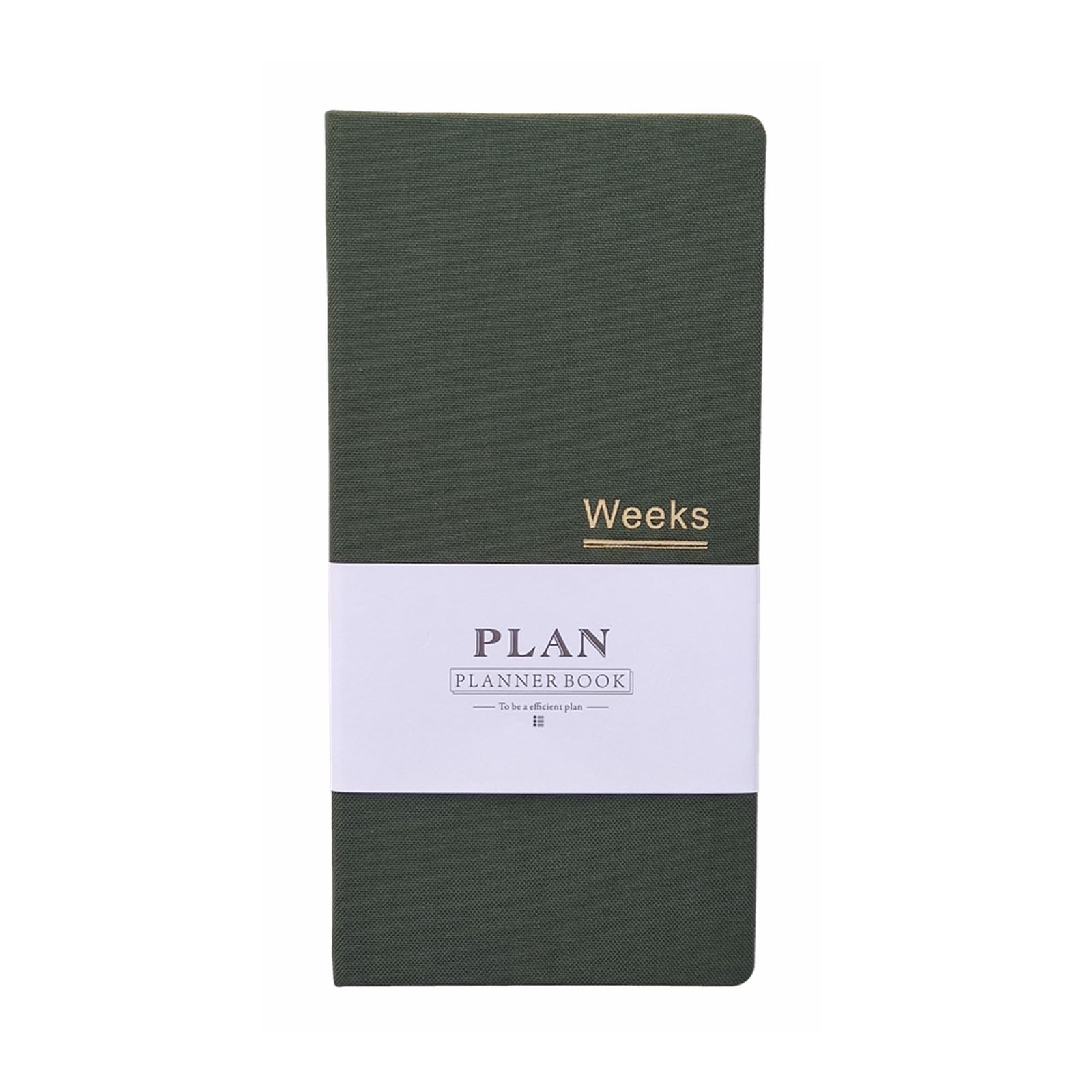 Pocket Monthly Weekly Planner Undated Weekly Planner 144 Pages Notebook Organiser Agenda (green), A5