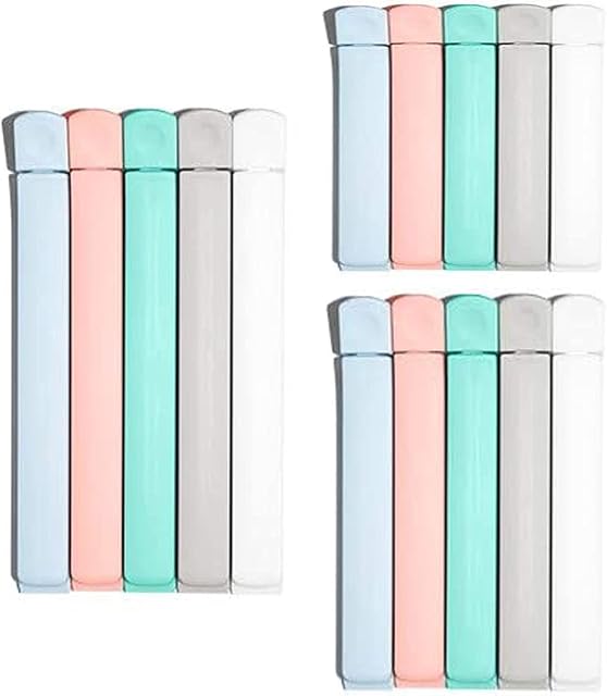 Food Bag Clips, Pack of 15 Bag Clips for Food Storage in 3 Assorted Sizes & 4 Colors, Reusable Plastic Food clips for Snacks, Coffee, Sealing Food