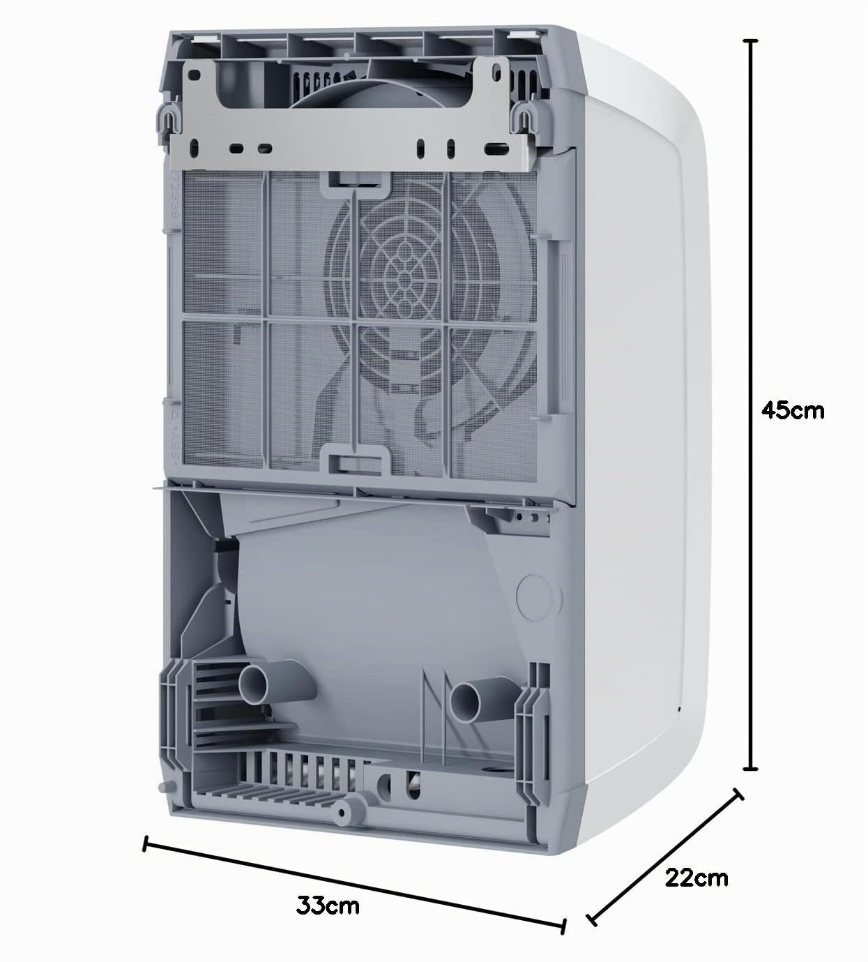 STIEBEL ELTRON 236653 CK 20 Trend Chauffage d'appoint à réglage électronique 2 kW Écran LCD Minuterie de détection de fenêtre ouverte