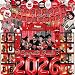 Red and Black Graduation Decorations 2026 With Light Balloon Boxes with Letters We Are So Proud Of You Banner Black and Red Graduation Decorations Class Of 2026 Decorations