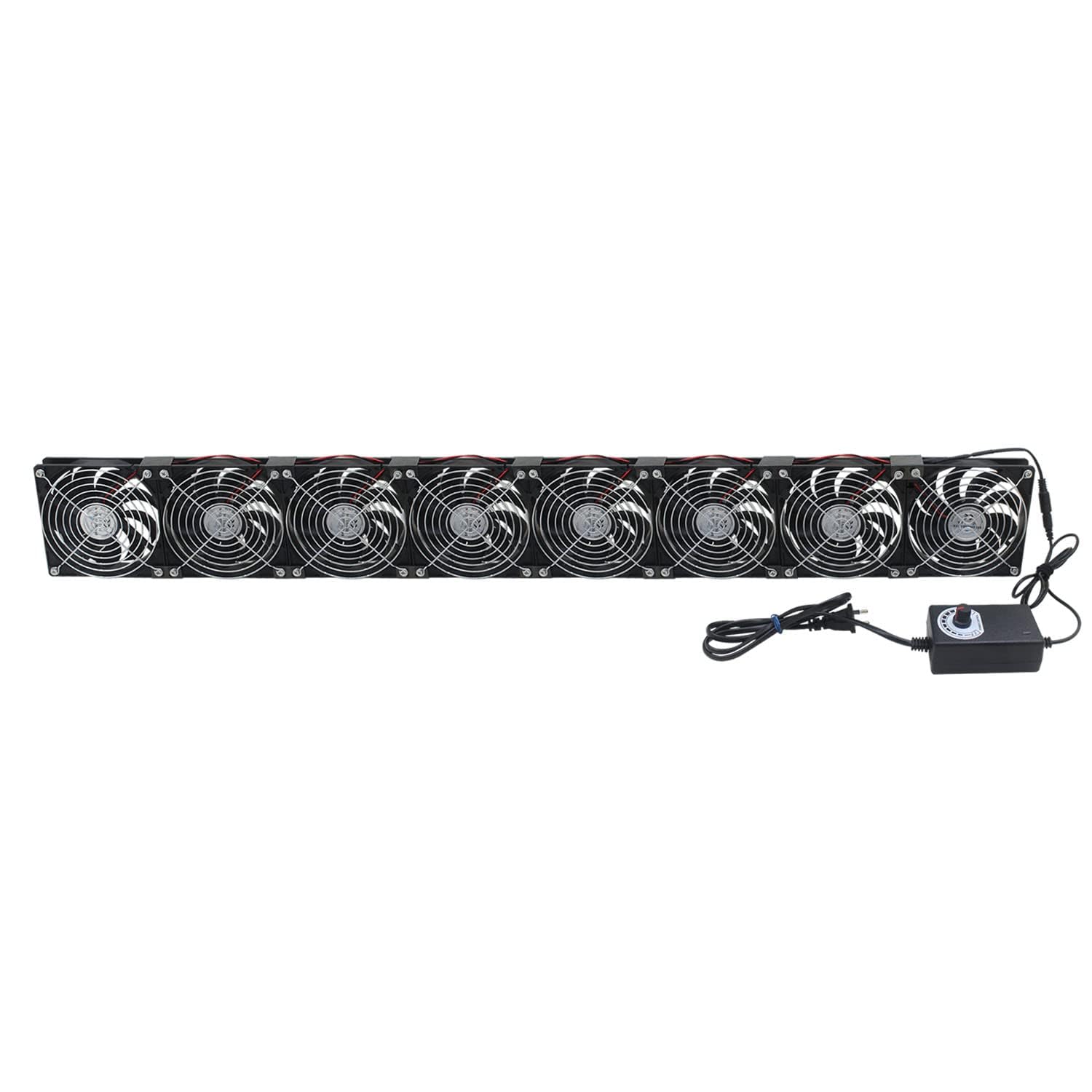 Amplificador radiador booster ventilador para radiador calefaccion agua refrigerador caja pc enfriamento disipador servidor (8 piezas)