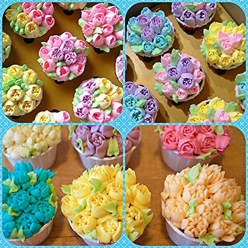 image for K&S Artisan Russian Piping Tips Set Cake Decorating Supplies Kit Flowe