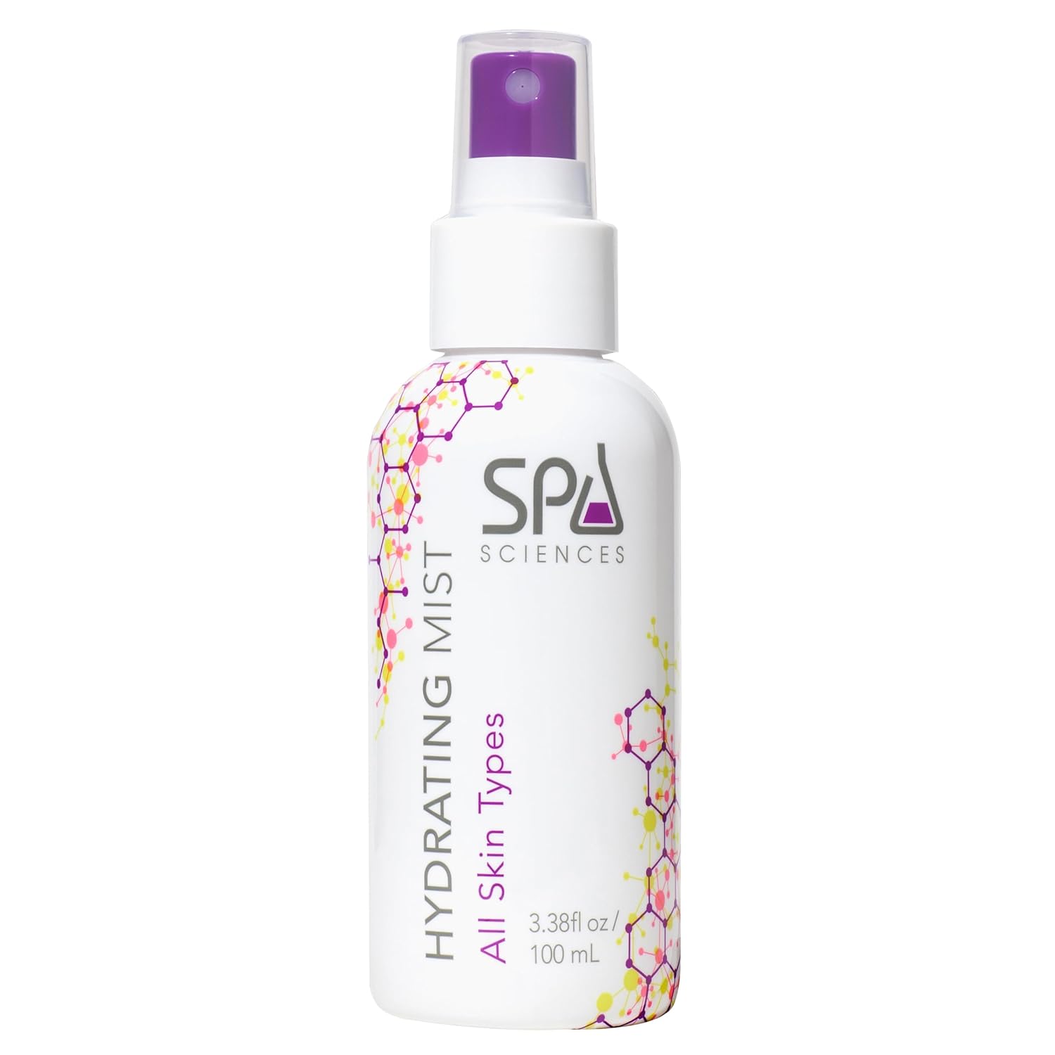 SPA SCIENCES – Hydrating Mist – Made in the USA – With Aloe Vera, Rose, Turmeric – Moisturize, Refresh, Restore – Vegan – Sensitive – Clean Beauty – For All Skin Types – 3oz