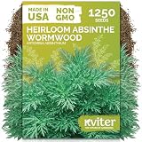 1,250 Wormwood Heirloom Herb Seeds for Planting, Artemisia Absinthium