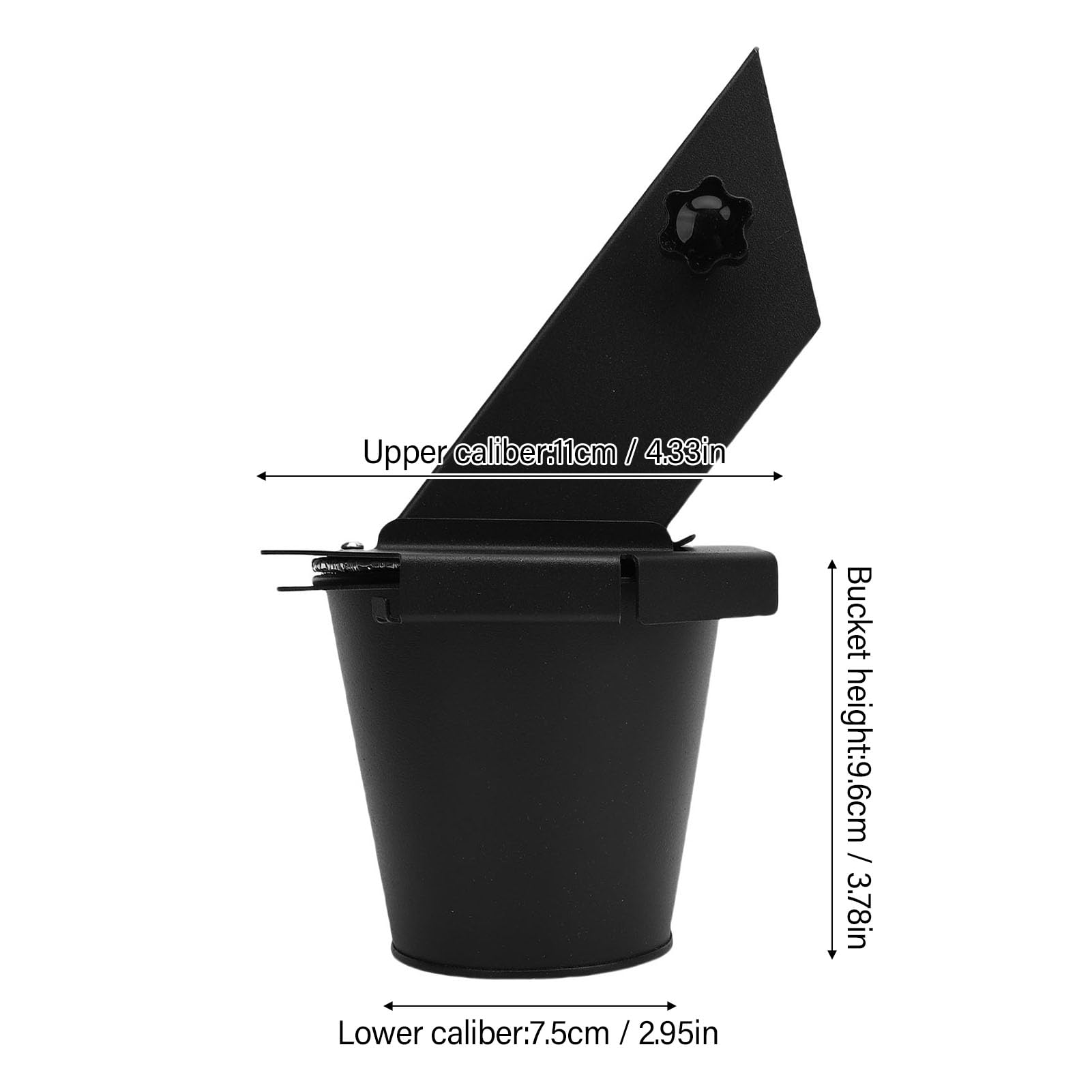 Jiawu Fetteimer für Traeger-Abtropfbehälter, Smoker-Fetteimer passend für Pit, Z-Grill, Traeger, Großer Stahleimer für Smoker-Grill mit Deckel und 12 Einsätzen