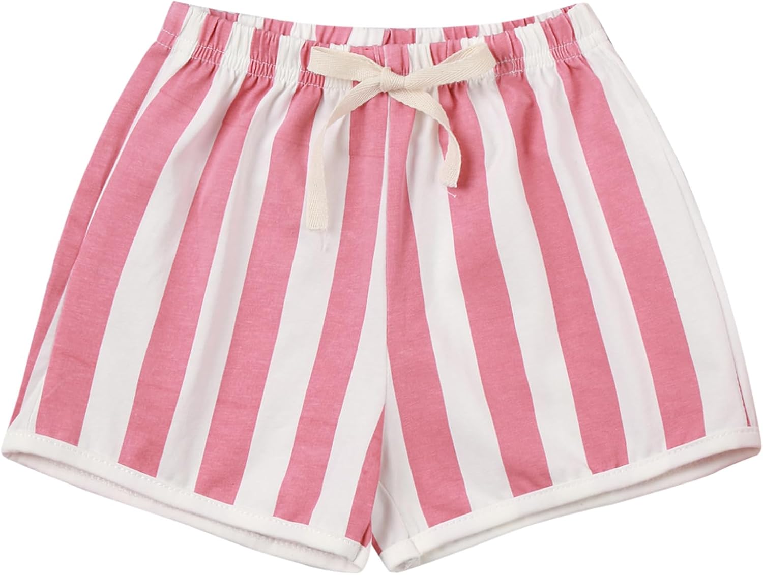 iiniim Baby Boys Girls Striped Drawstring Shorts Infant Summer Clothes