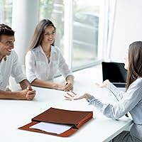 Vista 5 de PerKoop 5 carpetas de archivos expansibles con solapa de 7 pulgadas de expansión con cierre de cordón elástico, organizador de documentos