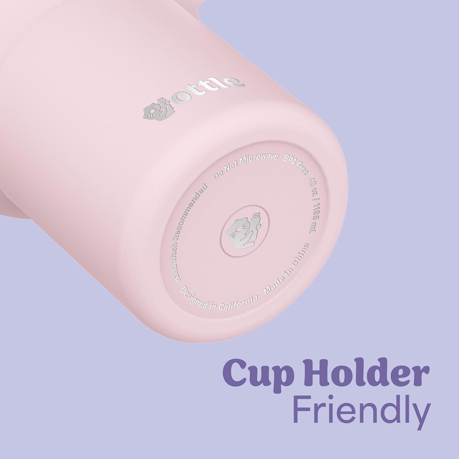 Ottle Deep Sea Diver 40 oz Insulated Tumbler with Handle and Straw Lid - Leak Proof, Cupholder Friendly Travel Mug - Stainless Steel Double Wall Water Bottle for Hot and Cold Drinks - I'm Good - Image 5