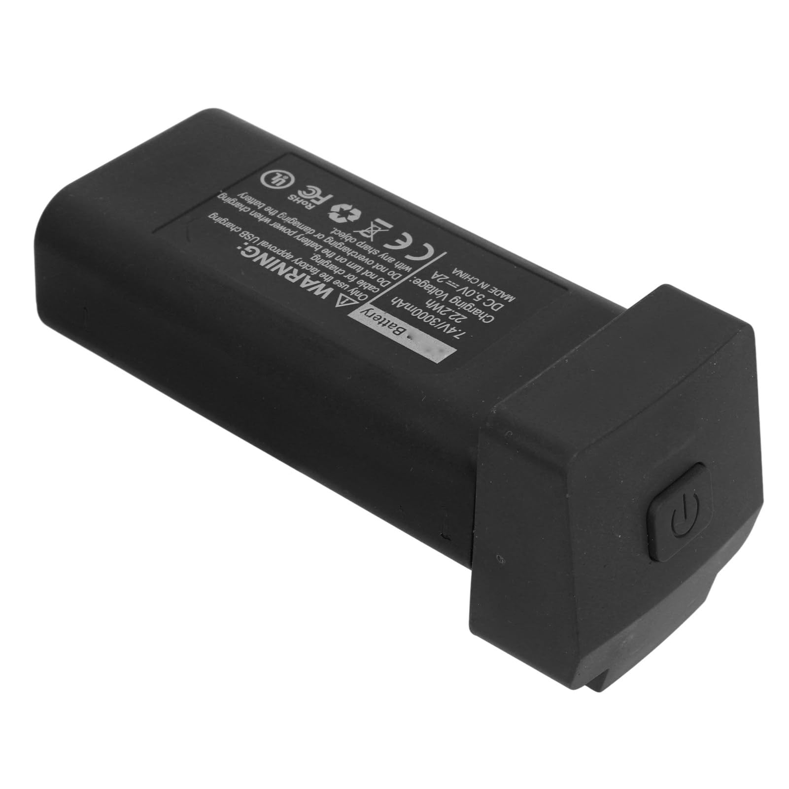 VGEBY Batterie au Lithium pour Drone RC, 7.4V, 3000mAh, Remplacement pour LYZRC L800 PRO2 (Black), VGEBYB0RV3ZMG65-11, Noir