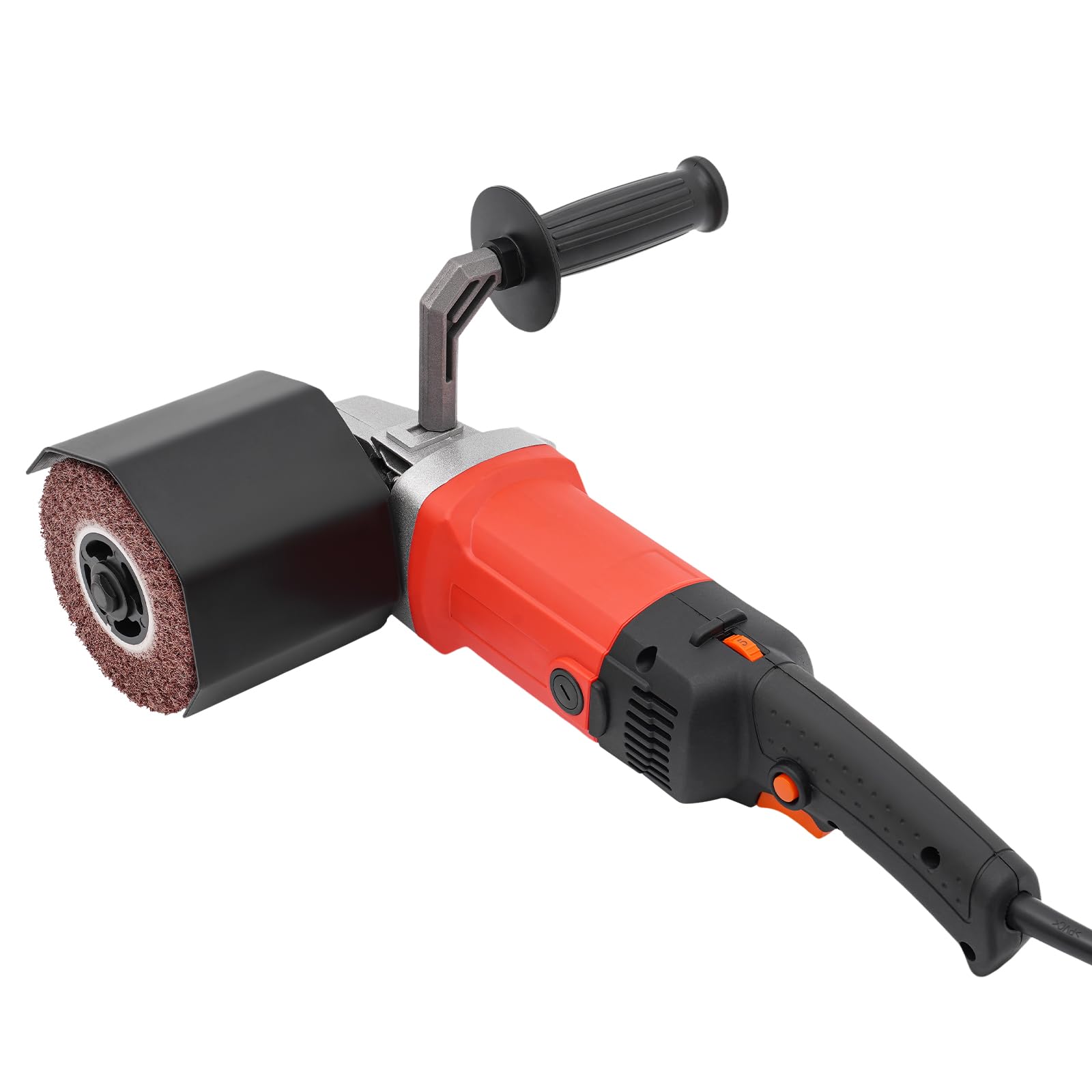 Macchina per levigatura 2200W con 2 rulli, levigatrice a spazzola regolabile a 6 velocità per lucidatura, spazzolatura, levigatura