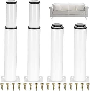 Borchie Per Mobili Patio 32 Pezzi – Bianche, Filetto Lungo 1/4 X 5/8, Regolabili – Made In USA