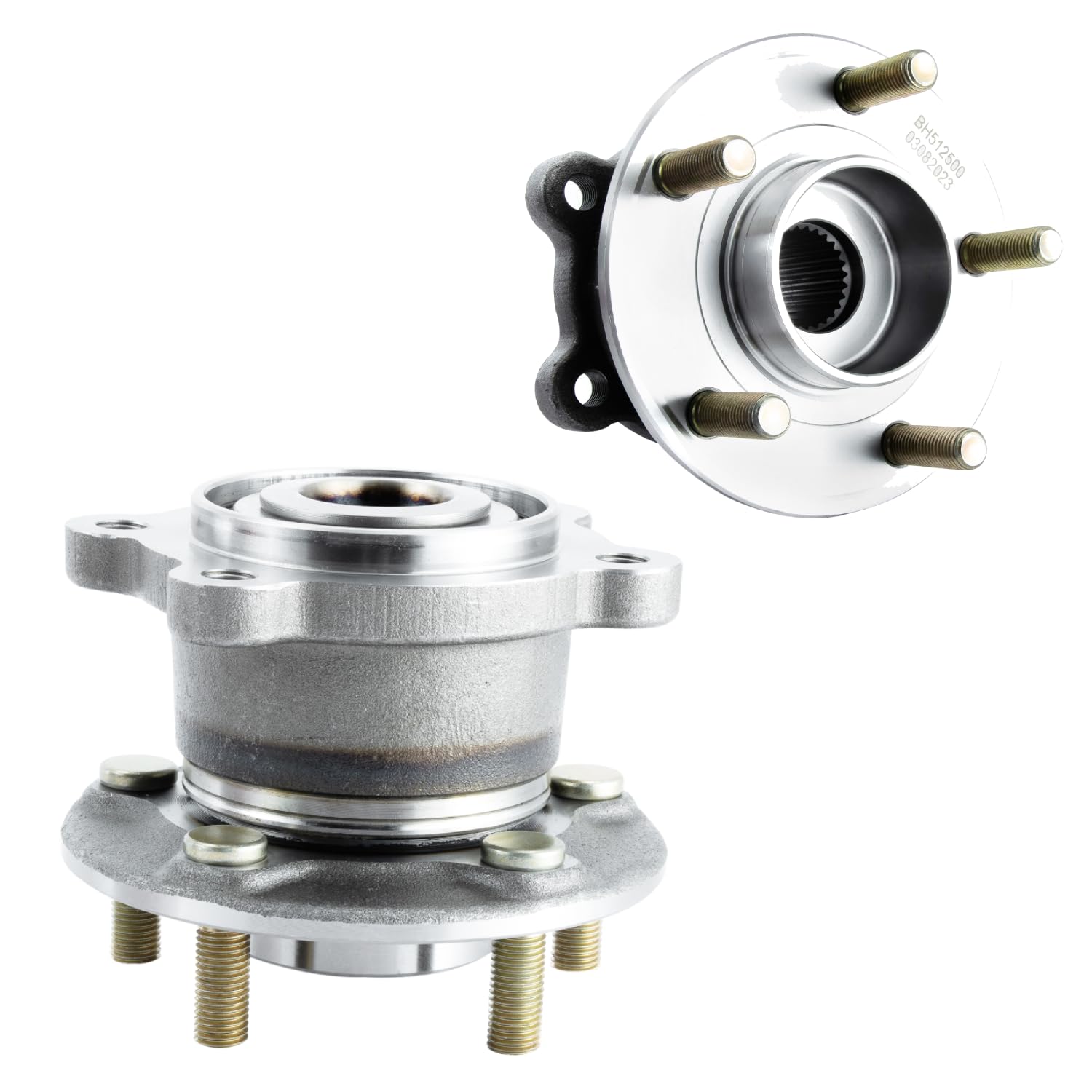512500 AWD Rear Wheel Hub Bearing Assembly for 2013-2019 Ford Escape, 2015-2019 Lincoln MKC All Wheel Drive 5 Lugs (Set of 2)