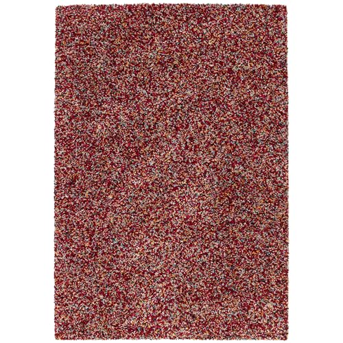 Primaflor Hochflor Teppich RELIC Autumn Spice 120 x 170 cm | Wohnzimmer-Teppich Shaggy | 30mm flauschig | antistatisch & Oeko-Tex Zertifiziert | Fußbodenheizung geeignet