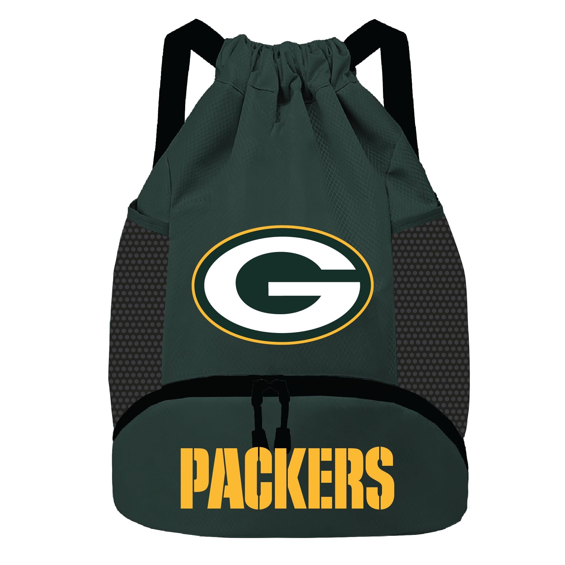 NFL Green Bay Packers Cinch Bag – Standard Logo Drawstring Backpack