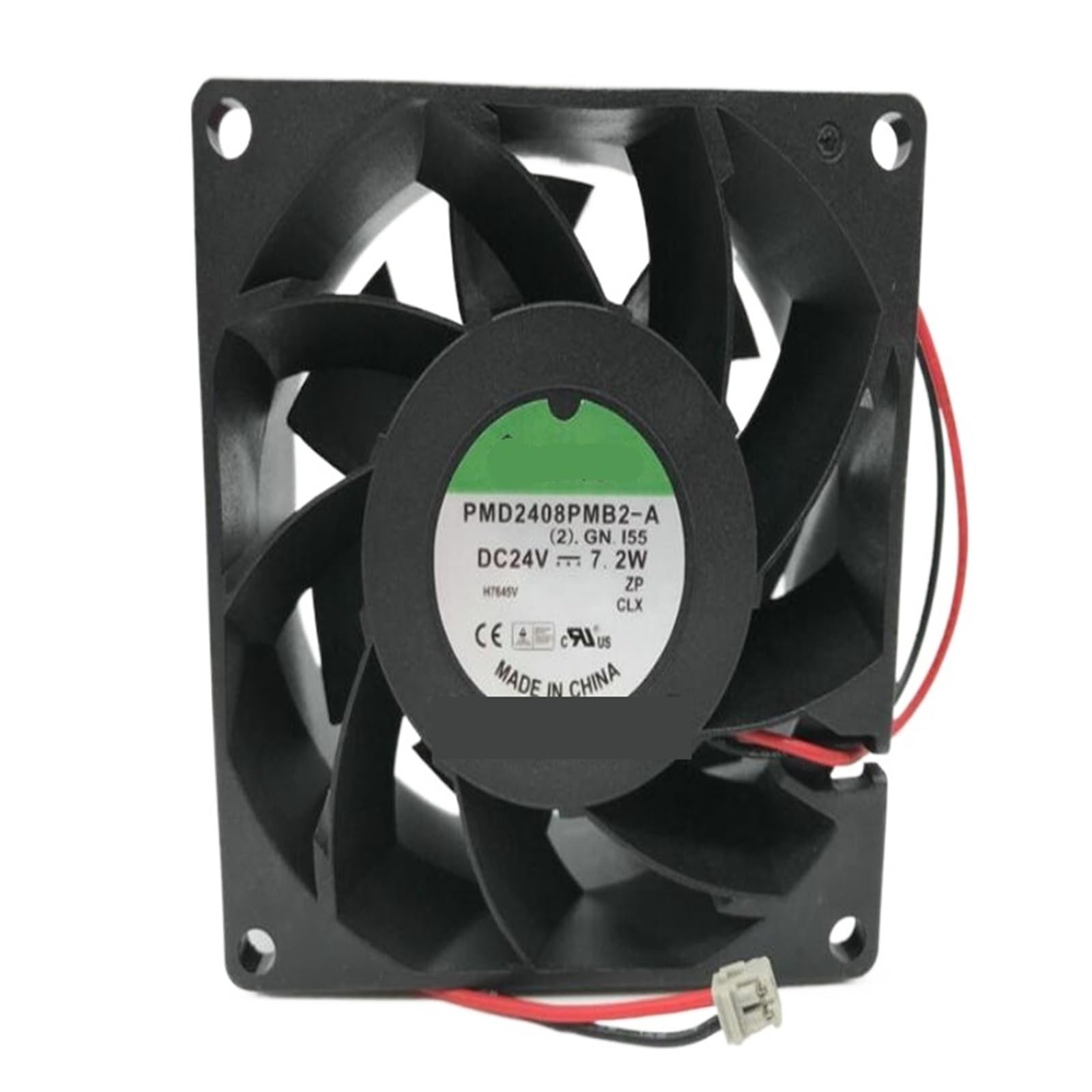 PEQYUACTE PMD2408PMB2-A 8CM 8038 24V 7.2W Two-Wire Inverter Fan