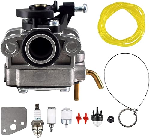 Miniatura 1 de Kit de carburador para soplador Ryobi RY09466 RY09466A Sustituye 309375001 Plata