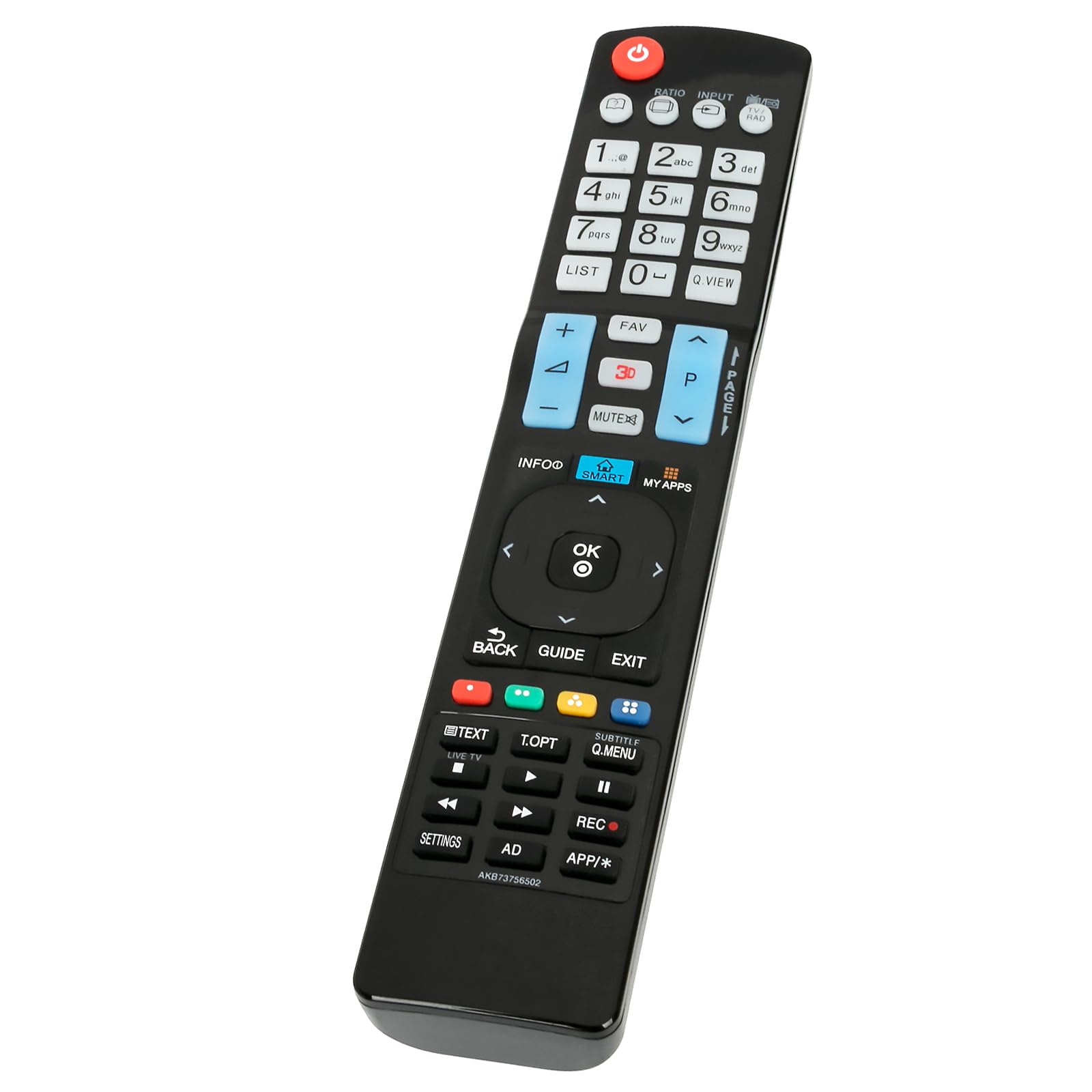 LG AKB73456122, AKB74955617, AKB75215401, AKB76038403 - , telecomando, retroilluminato di lusso LG AKB73456122, AKB74955617, AKB75215401, AKB76038403 - , telecomando, retroilluminato di lusso