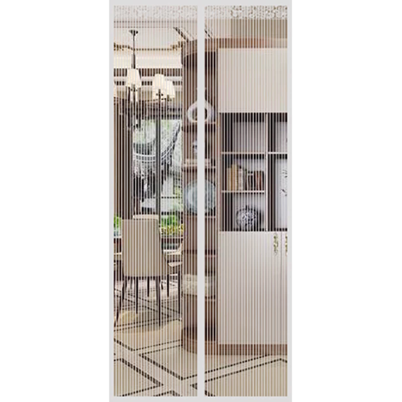 Moustiquaire Magnétique Pour Porte Fenêtre 70x275 Cm - Rideau Anti-insectes Sans Perçage - Fermeture Automatique Mains Libres (Blanc)