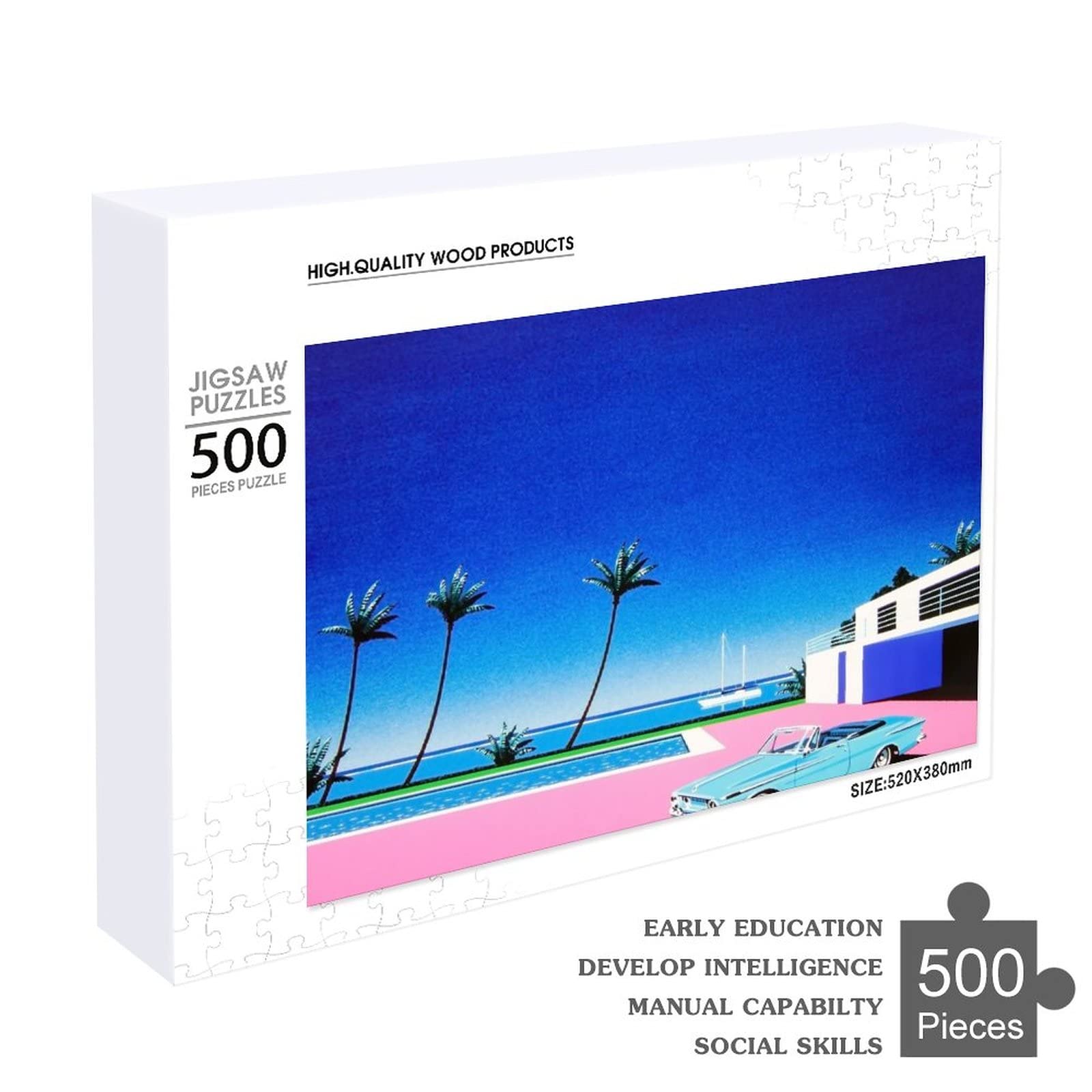 Amazon.co.jp: ジグソーパズル 永井 博 夏の日 遊び ファミリー