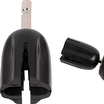 Guitar String Winder Head Tool,Electric Drill Tuning Peg Puller,Professional Efficient Guitar Bass Repair Maintenance,Portable Durable Guitars Accessories,for Electric Guitars Bass Ukulele(Black)