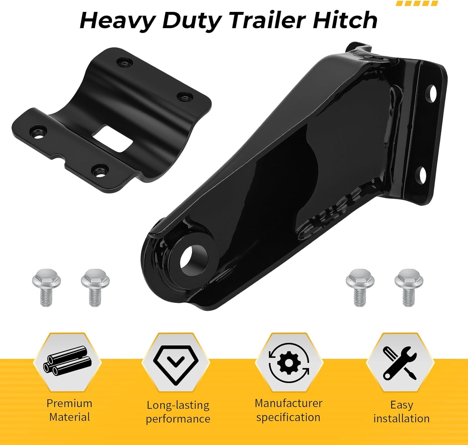 M MATI Heavy Duty Trailer Hitch for Suzuki Ozark 250 LT-F250 2002-2016 95200-05810 95200-05811