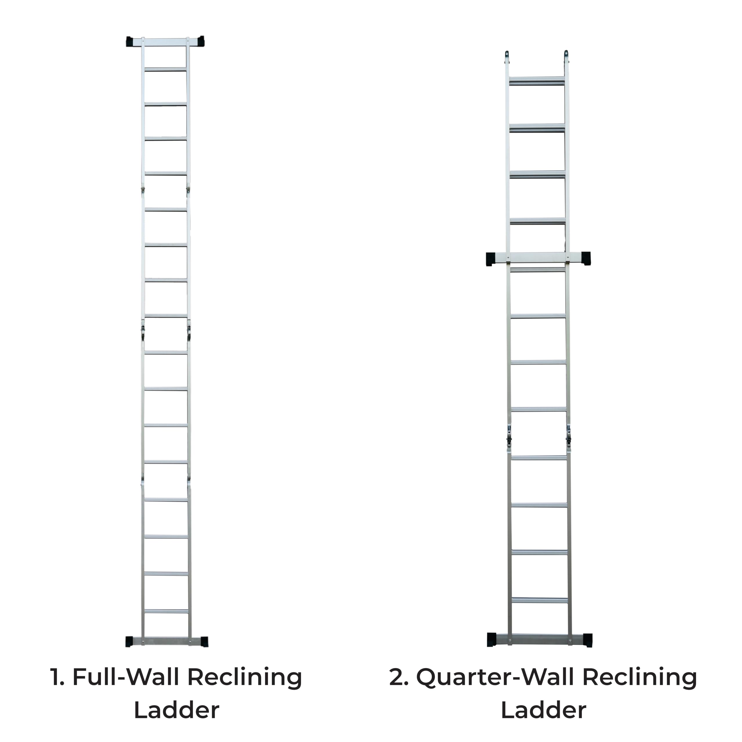 Aardwolf Quickfit 15.5 Ft (4 x 4 | 16 Step) |Portable & Compact Folding Aluminium Multipurpose Ladder | 2-Year Warranty| 150 KG Capacity — Amazon image 5