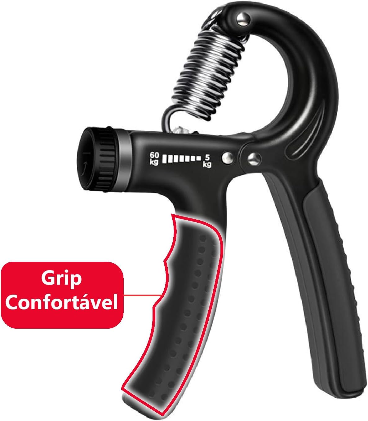 Hand Grip Crossfit Musculação com Mola Fortalece Punho e Antebraço