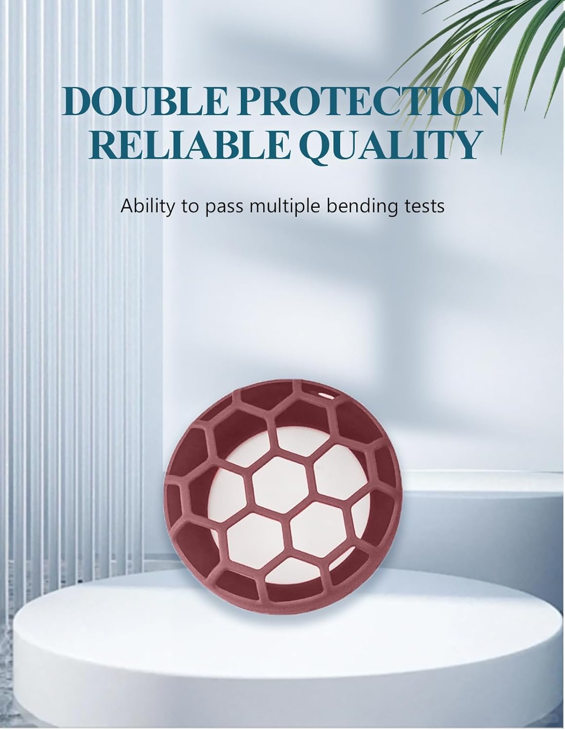 Case Cover for Beosound A1 2nd Gen Portable Bluetooth Speaker,Full Protective Silicone Case Cover Shockproof with Portable Bluetooth Speaker for Women Men-RED