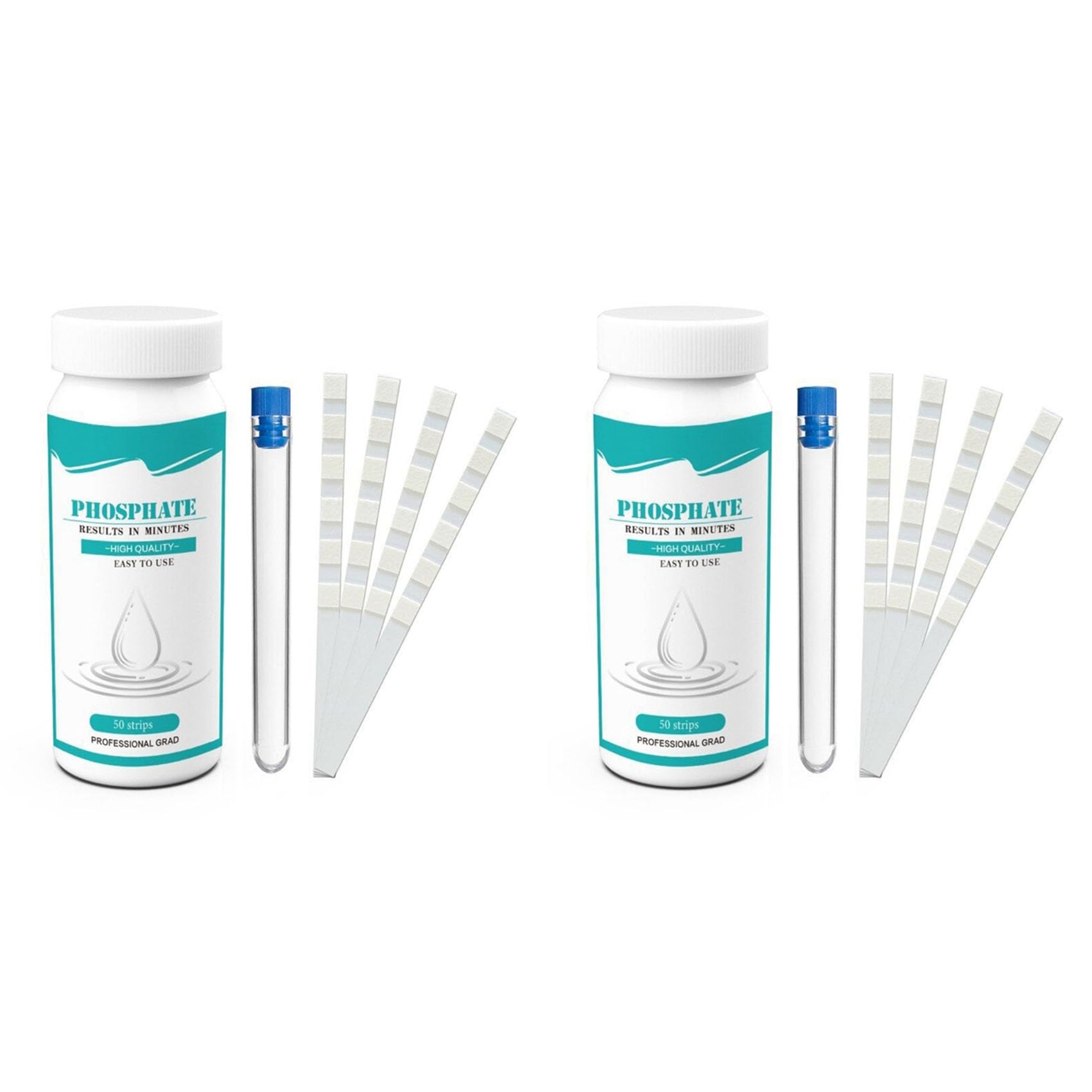 Jnchdghwa As Shown 100X Swimming Pool Water Test Phosphate Detection Strips Fast &Precise Water Analysis,Aquarium Test Strips