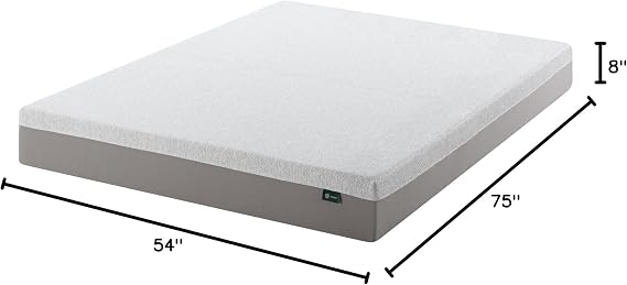 Zinus 8 Inch Full Ultima Memory Foam Mattress, Medium Firm Feel