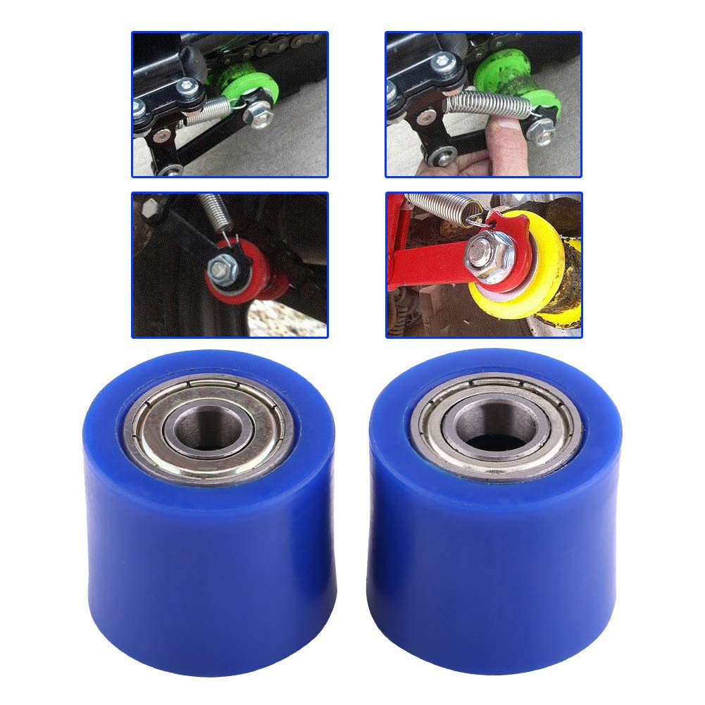 Rullo Puleggia Catena 8 Mm Per Moto Enduro - Ricambio Tendicatena - Foto 4