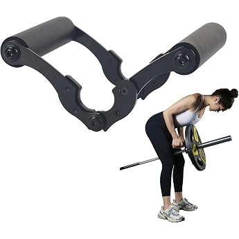 V-series lead handle accessories - bar for barbell bar double three-handle for stable lead with non-slip rubber grip