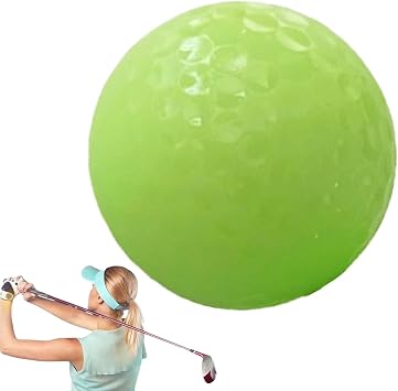 Light Up Golf Balls | Golf Fluorescent Ball | Long Lasting Glowing Golf Balls, Fluorescent Golf Balls, Night Practice Golf Balls, Inner no LED for Golf Course