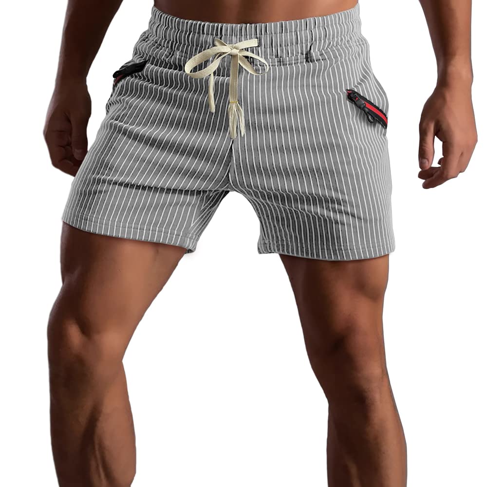 Short De Sport Homme Muscle Cmdr - Léger, Séchage Rapide - Pour Gym, Running, Fitness (tailles M à 2XL)