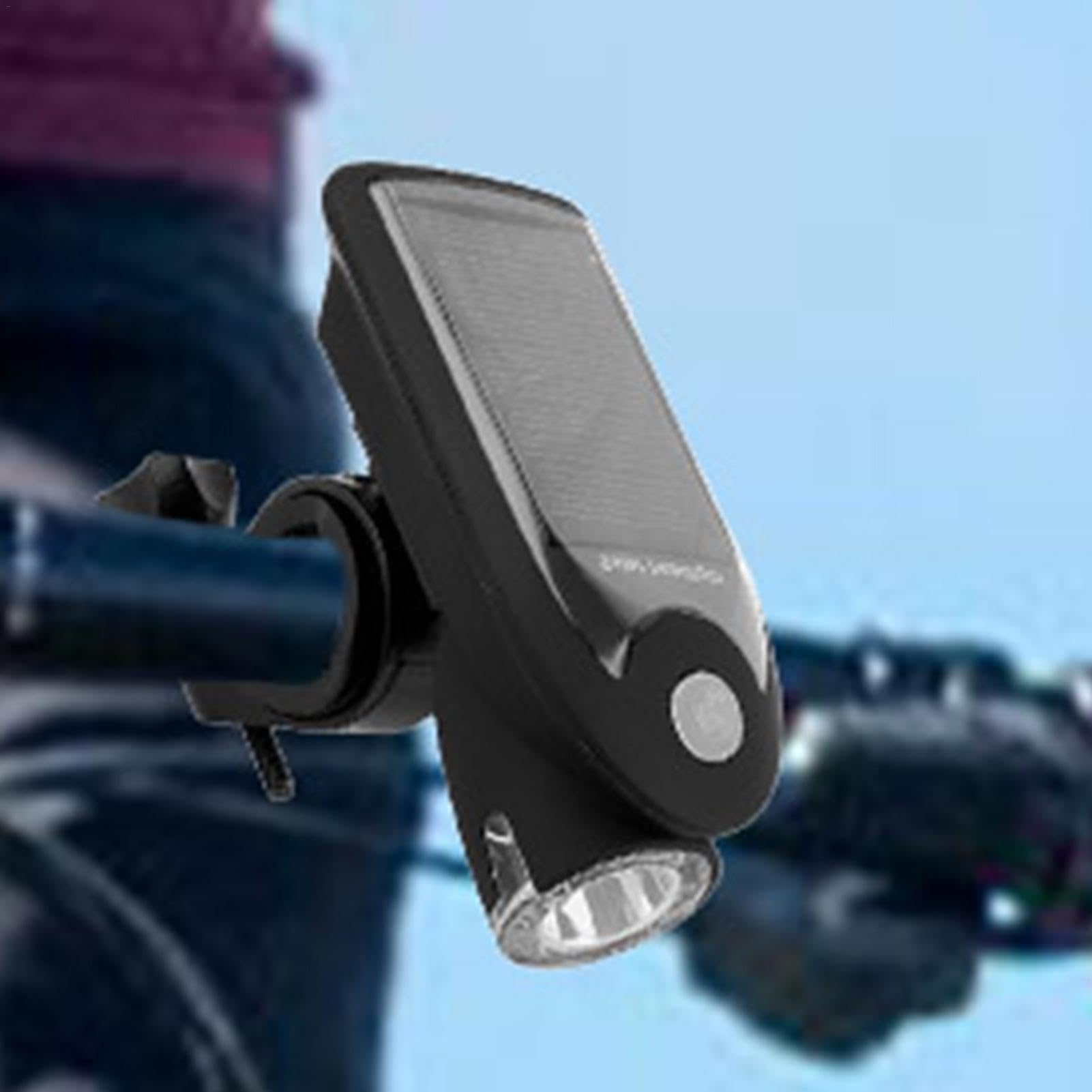 Phare De Vélo Solaire Portable 3 Modes - Lampe Avant Et Arrière Vélo De Montagne Avec Chargement USB Et Solaire
