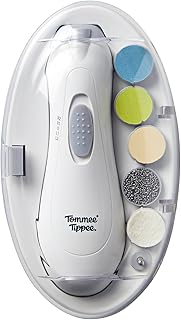 Tommee Tippee Baby Nail File, Electric, for Baby, with Six Filing Heads, Battery-Powered Infant