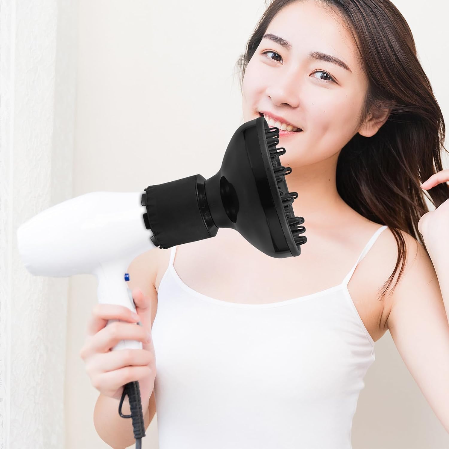Universal, Large Hood Design with Pp Material Easy to Clean Hair Dryer Diffuser Attachment for Quick Styling Tool and Blow Dryer Suitable for Home Use Professional Hair Salons