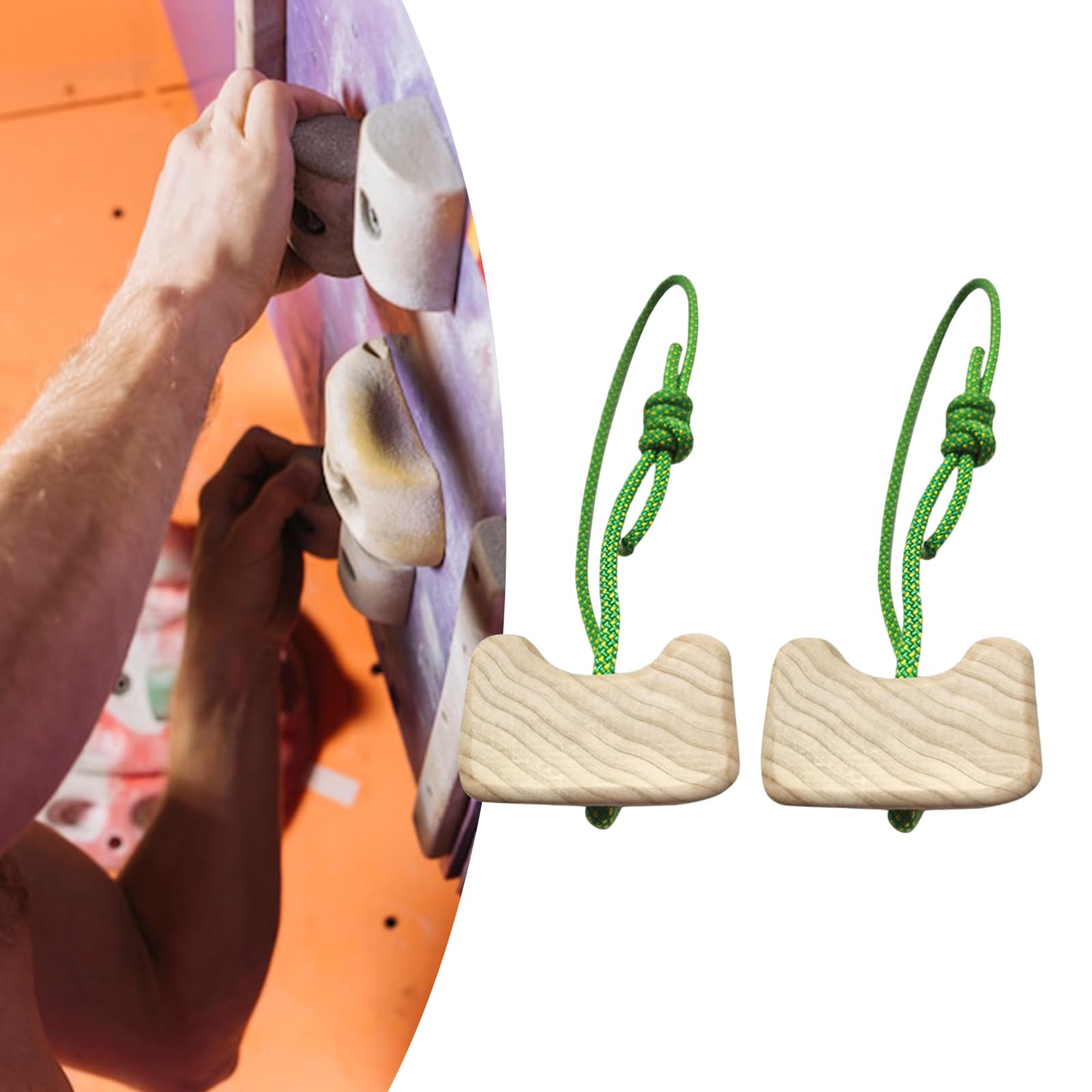 Tabla Colgante Tabla de Escalada versátil Diapasones de fortalecimiento de Dedos para Mejorar la Fuerza de Agarre Entrenador de Fuerza de Dedos